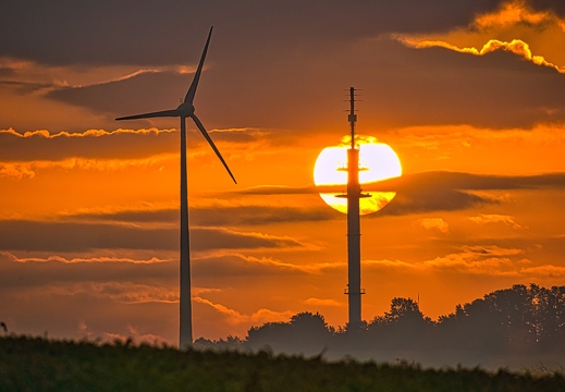 Sonnenaufgang in Wahmbeckerheide